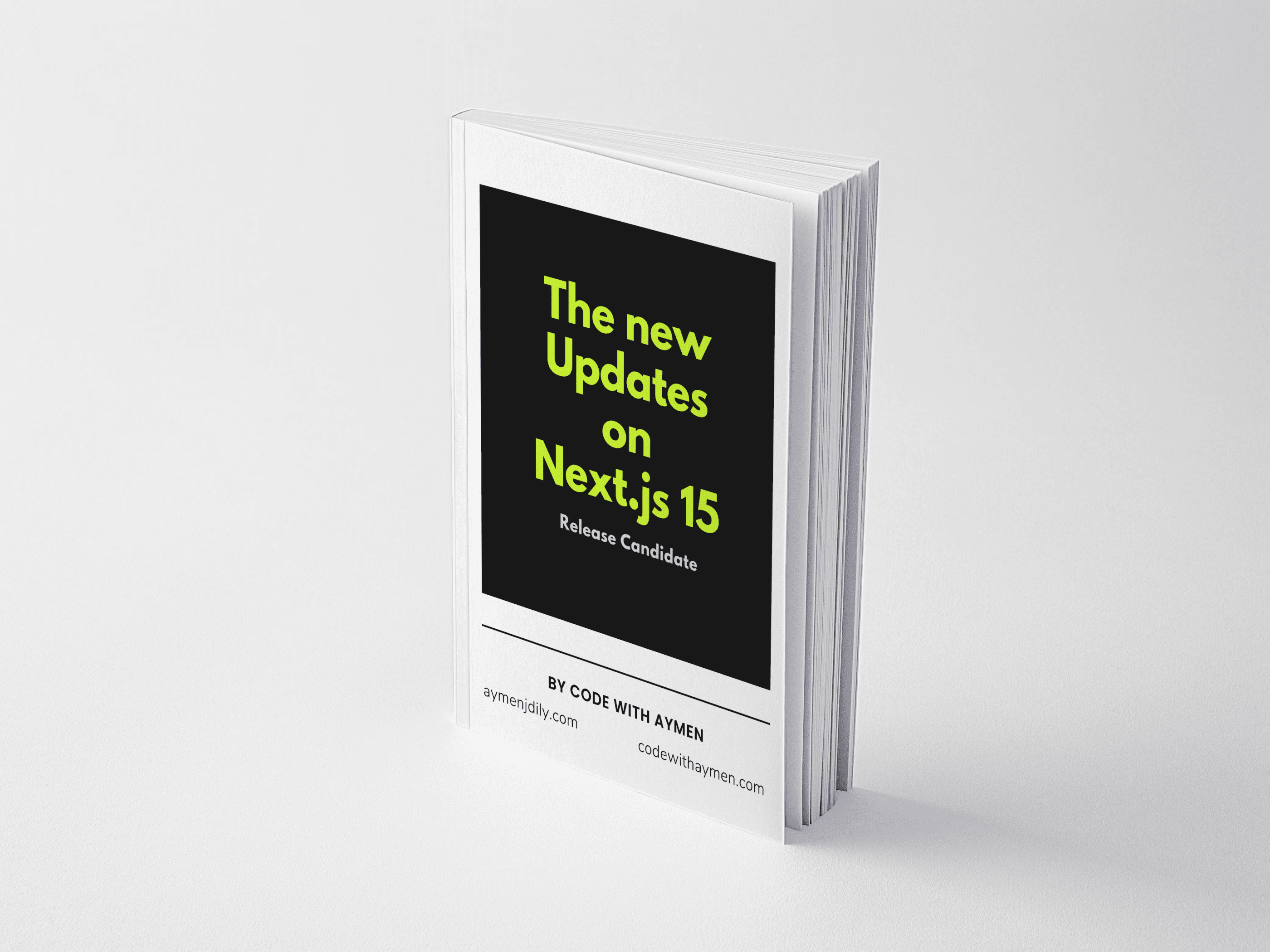 The new updates on Next.js 15